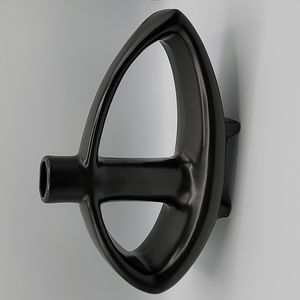 Vintage MCM Japanese TOYO Black Ikebana Vase